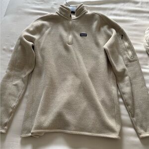 Patagonia Zip-Up Pullover in Cream